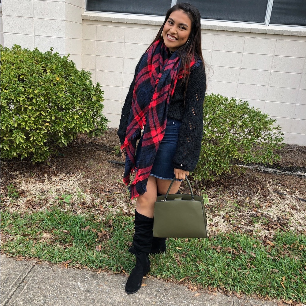 Olive green crossbody bag